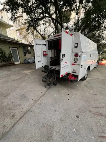 Magnet Plumbing service vehicle on-site for Faucet Repair in Taft