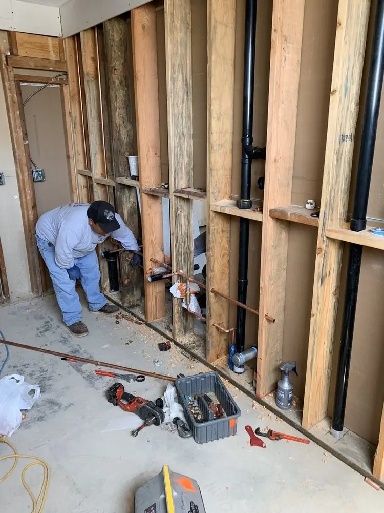 Commercial rough-in plumbing for Commercial Plumbing in Taft